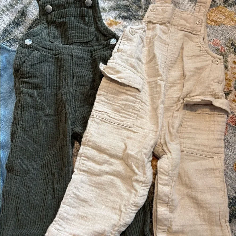 18m Baby Overalls lot - Gap, Old Navy, Zara